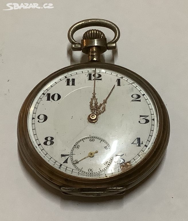 Pánské stříbrné kapesní hodinky ANCRE DE PRECISION
