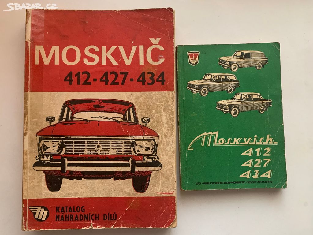 Moskvič 412 427 434 - katalog ND a údržba a opravy
