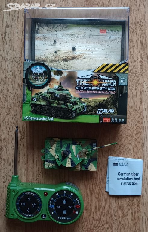 RC model tanku-German Tiger tank