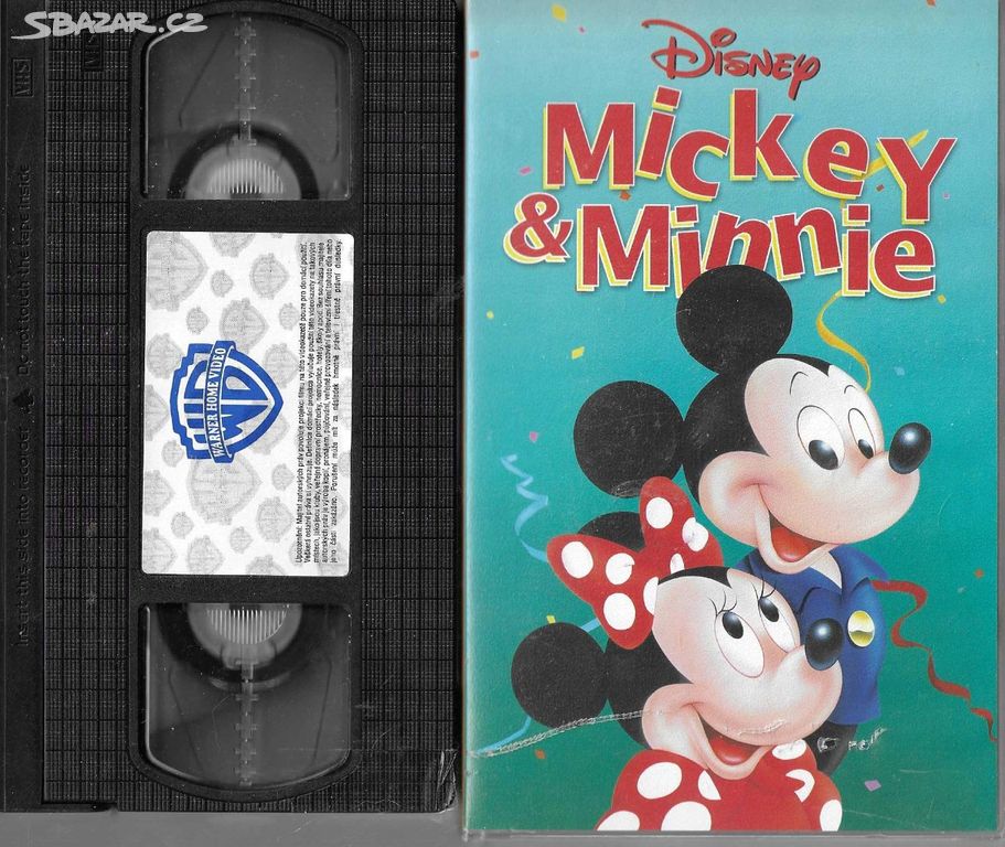 hvězdný mickey minnie vhs