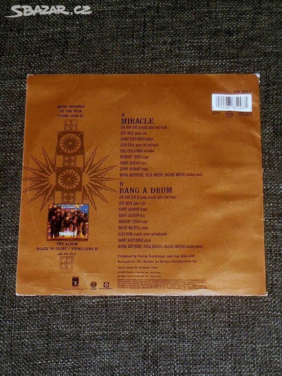 Jon Bon Jovi - Miracle / Blood Money / - 7 45 Vinyl Mercury Record