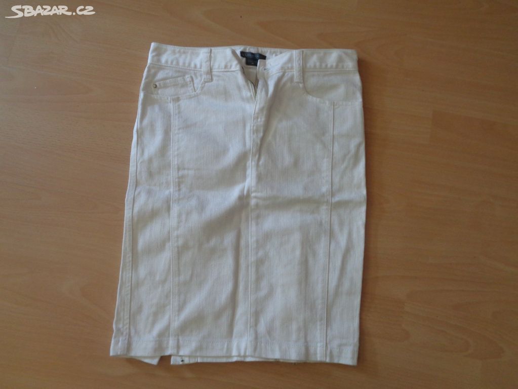 džínová bílá sukně A/X