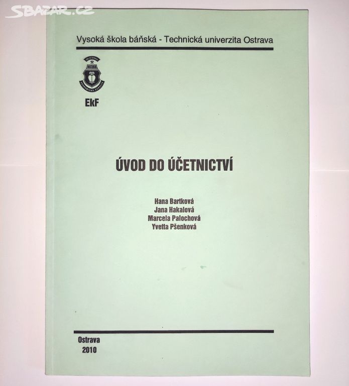 ÚVOD DO ÚČETNICTVÍ, skripta, zachovalé