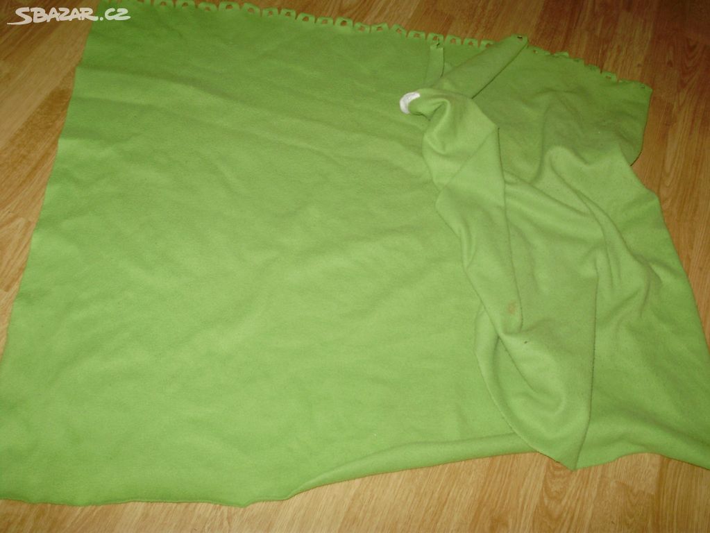 Dečka deka zelená osuška 130*70 cm