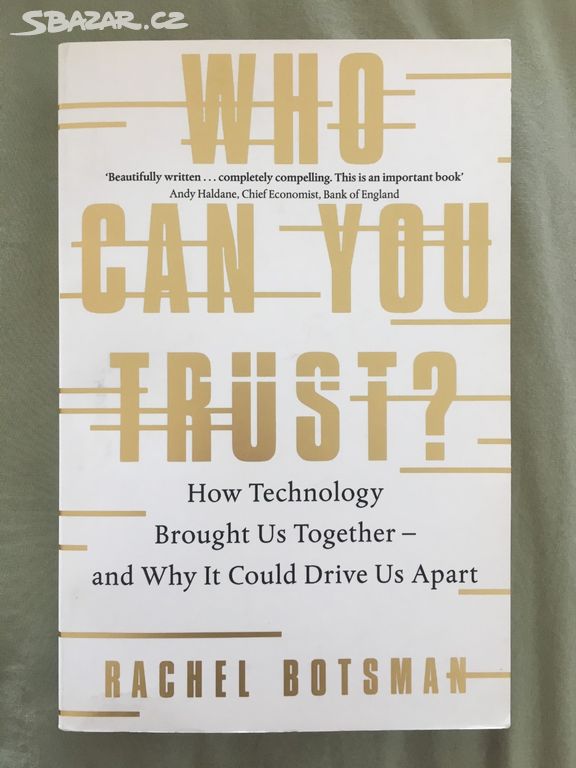 Kniha / Book: Who can you trust? - Rachel Botsman