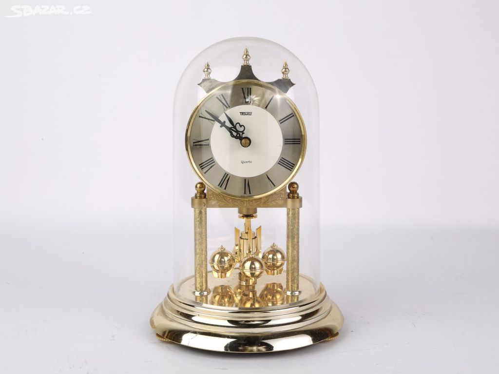 Německé stolní kyvadlové hodiny - značka Trenkle