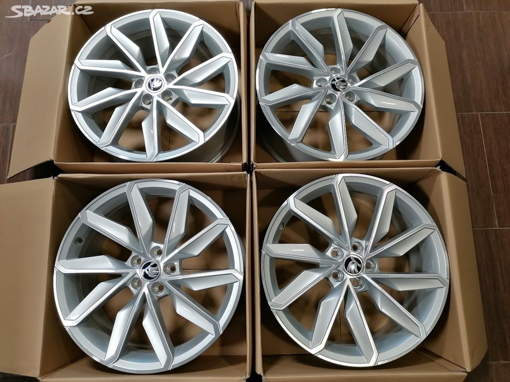 Nové orig alu disky Škoda Kamiq, Scala 7Jx18 5x100