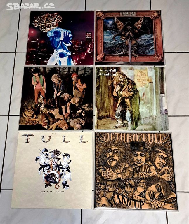 Sbírka 6x LP desky Jethro Tull / vše dobové pressy