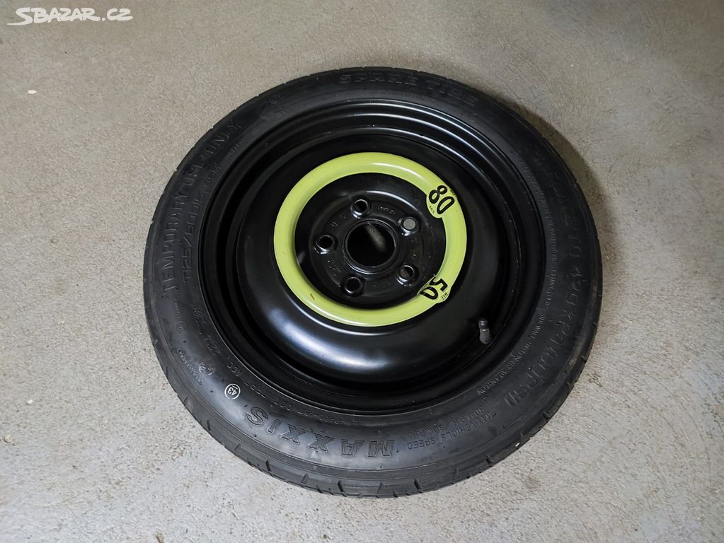 Úzké rezervní kolo 15 R15 R 5x114,3 Kia Hyundai