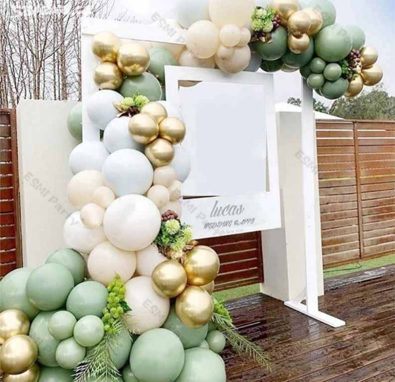Velká sada balónků (zelená)