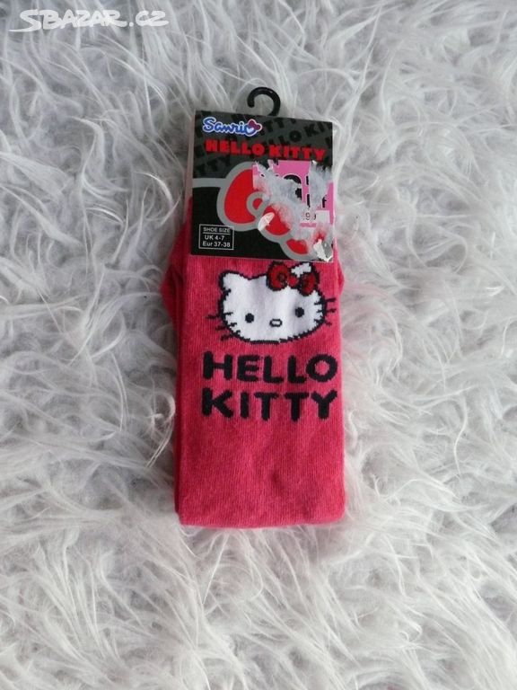ponožky pro milovnice Hello Kitty 5-8 let