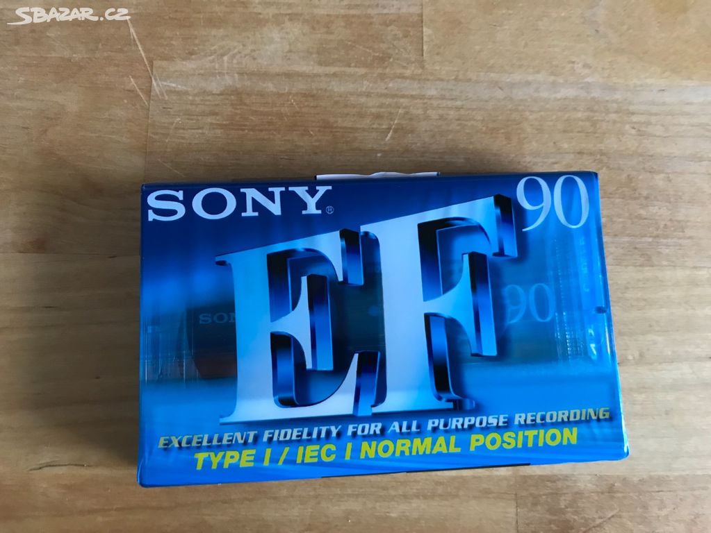 Nové nepoužité audio kazety SONY EF 90