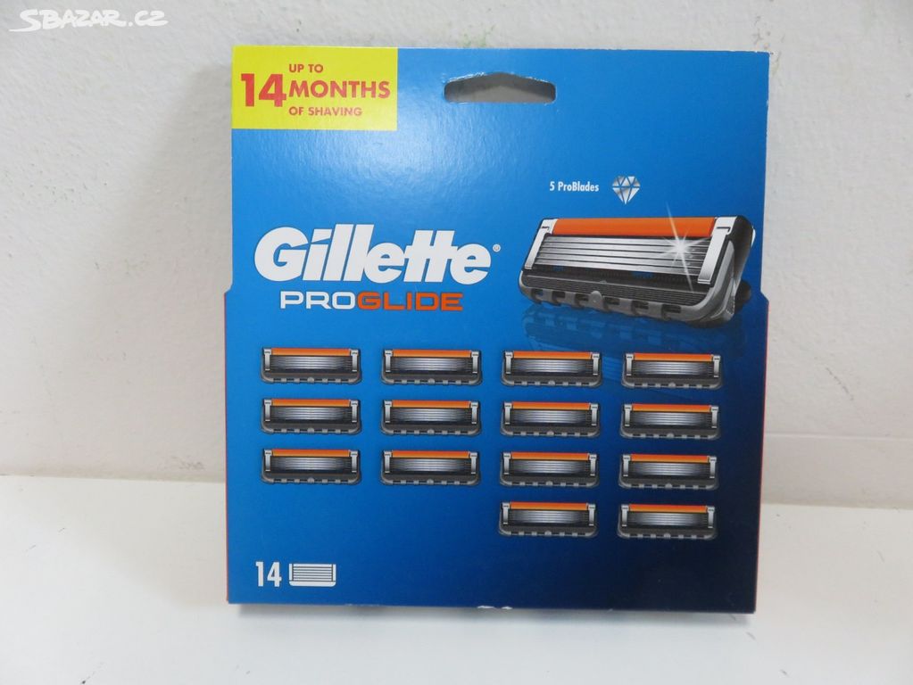 Nové hlavice Gillette Fusion5 ProGlide 14 ks