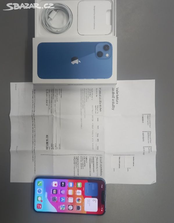 Prodam Apple iPhone 13 128gb blue v zaruce