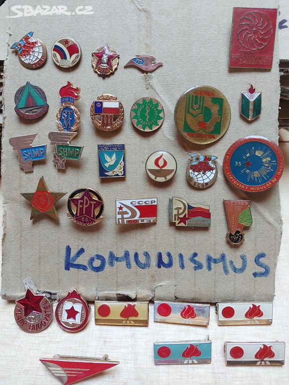 Odznaky - Komunismus, socialismus, ČSSR