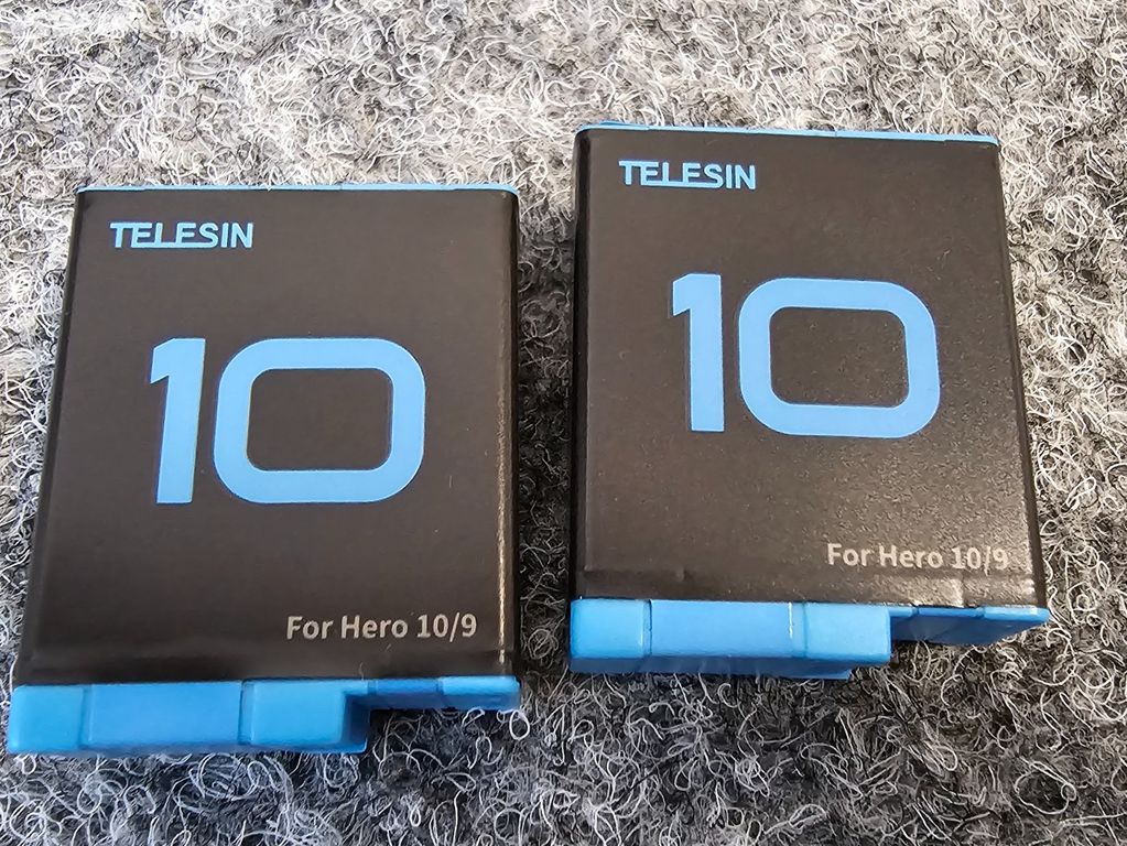 TELESIN nabíječka pro GoPro Hero 9,10- batérie 2ks - Praha 