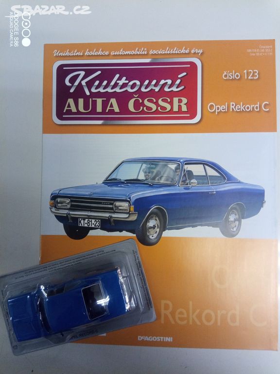 Model Opel Rekord C-kultovní auta ČSSR-DeAgostini