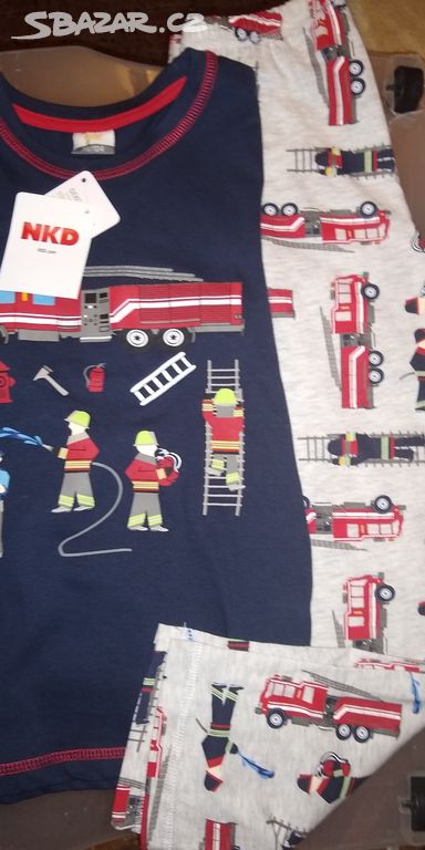 Nové pyžamo auto hasiči 110