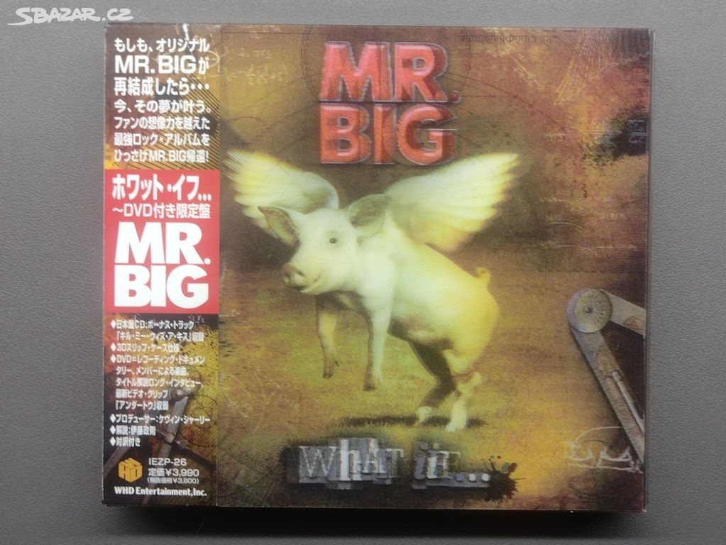 CD DVD MR. BIG - WHAT IF (2011) JAPAN PRESS