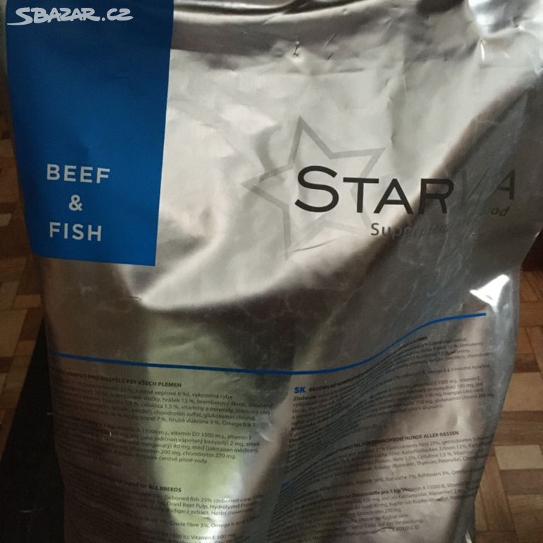 Psí Granule  Starvita Beef&Fish 12 kg hovězí/ryba