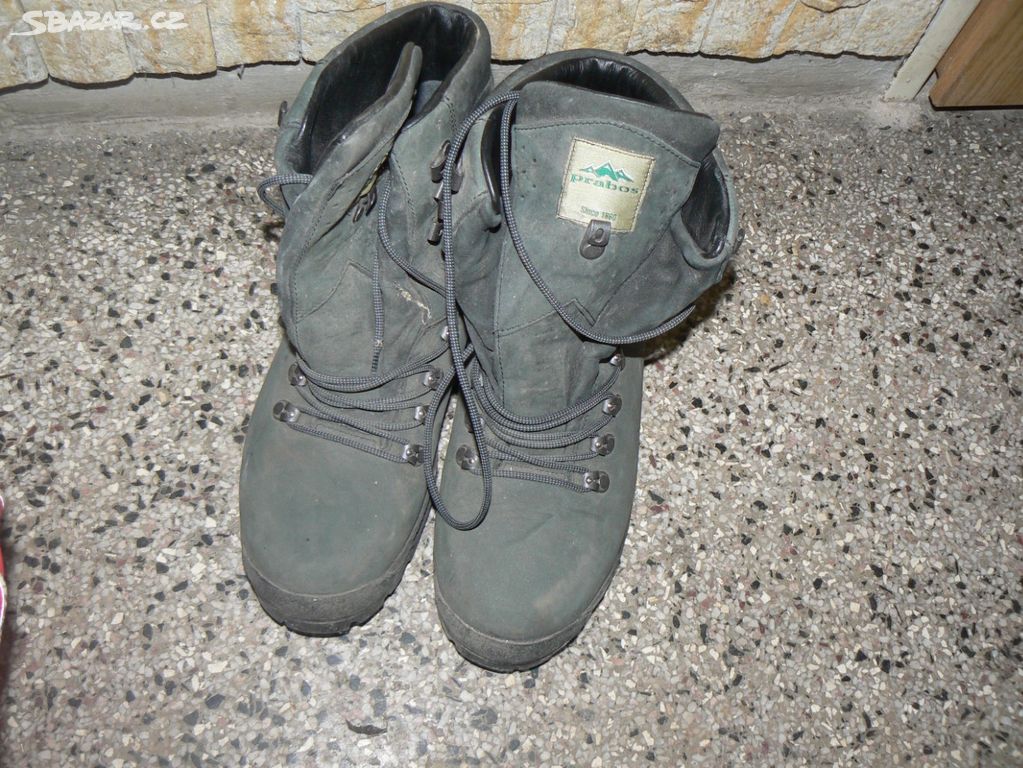 Starší boty Prabos na opravu
