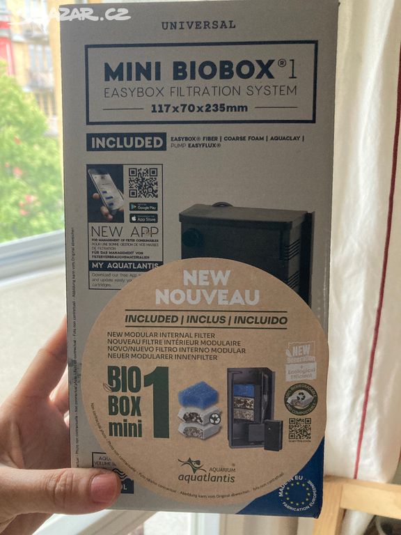 akvarijní filtr Aquatlantis Mini BioBox 1