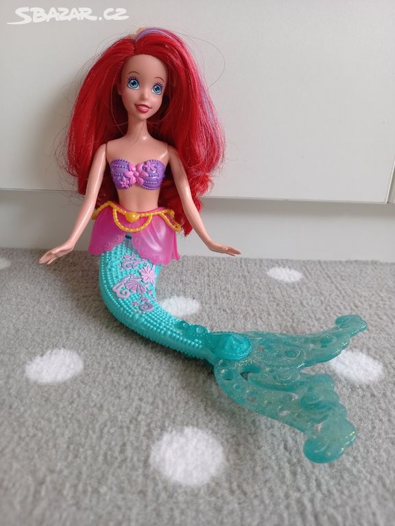 Prodám Disney mořskou pannu Ariel do vody.
