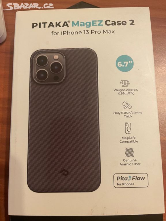 Pitaka MagEZ Case 2, black/grey, iPhone 13 Pro Max