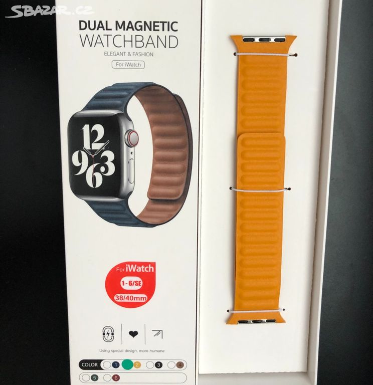 Nový magnetický řemínek pro Apple Watch 38/40 mm
