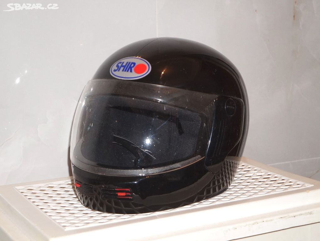 Helma na motorku XS motocyklová přilba Shiro 54cm.