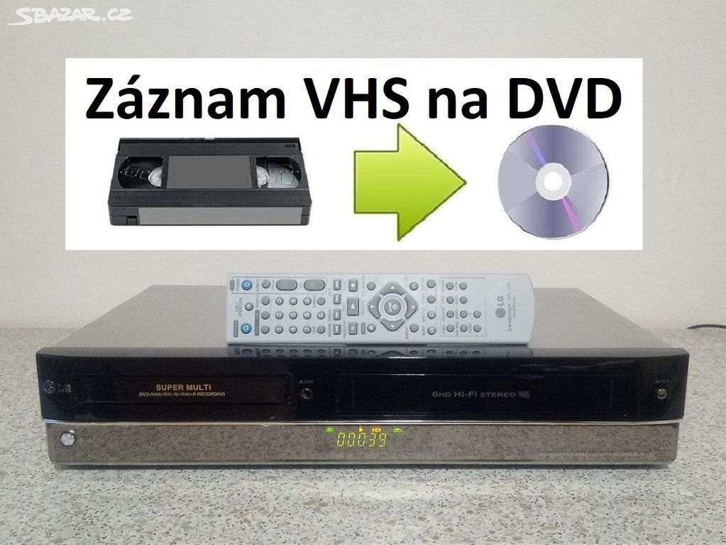 VHS-DVD rekordér LG RC197