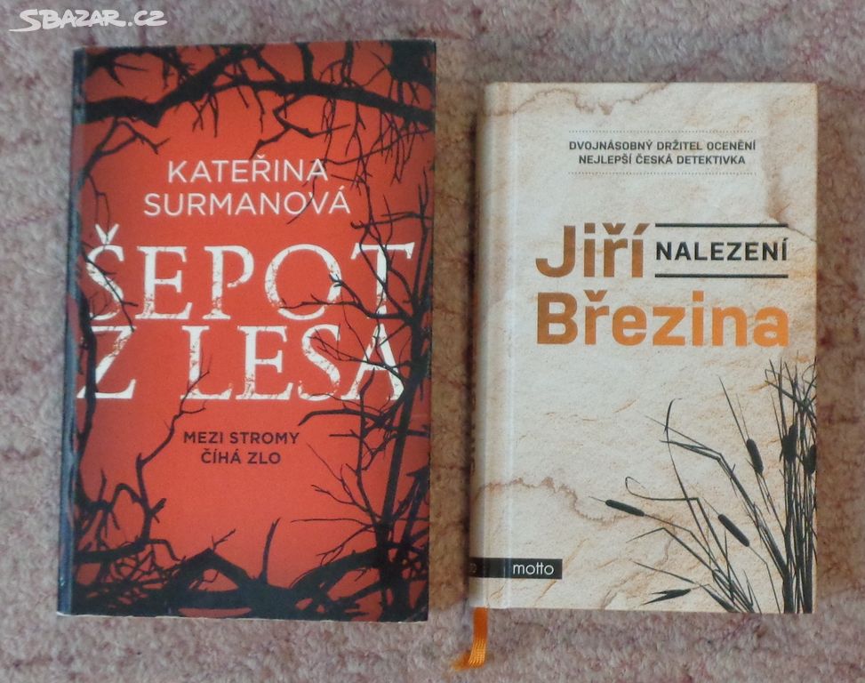 2x kniha, detektívní žánr  Březina,  Surmanová