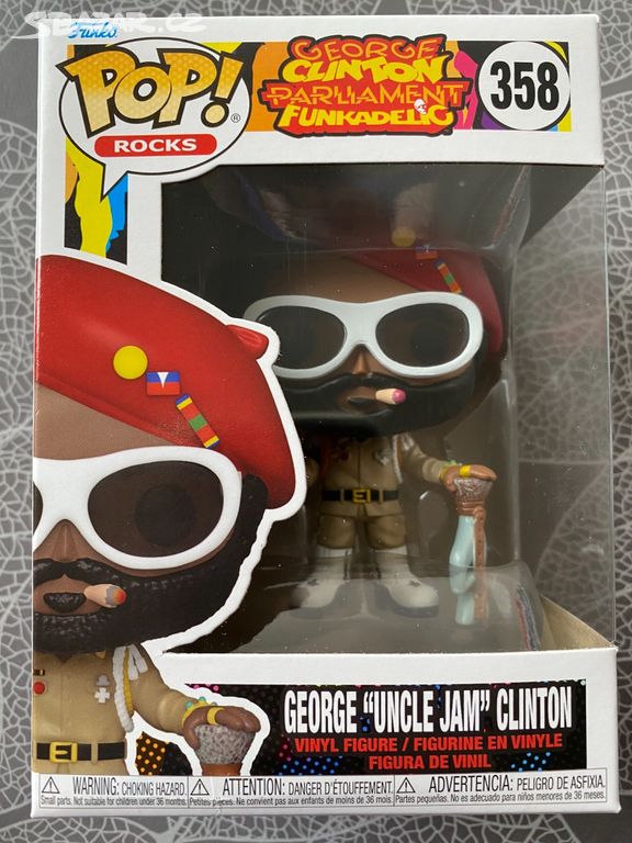 Nová figurka Funko Pop -George "Uncle Jam" Clinton