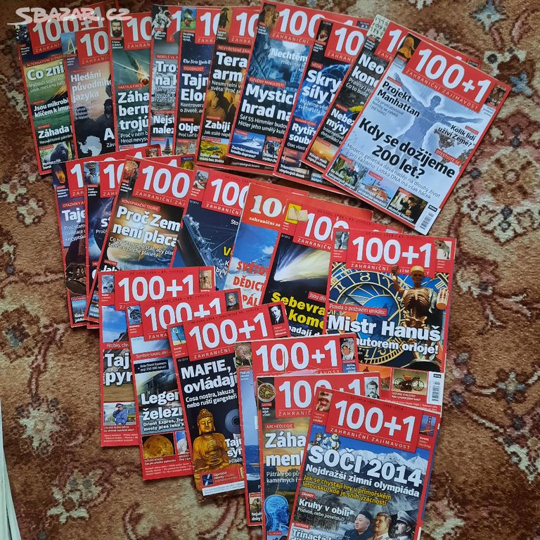 Časopisy 100+1 Zahraničních zajímavostí