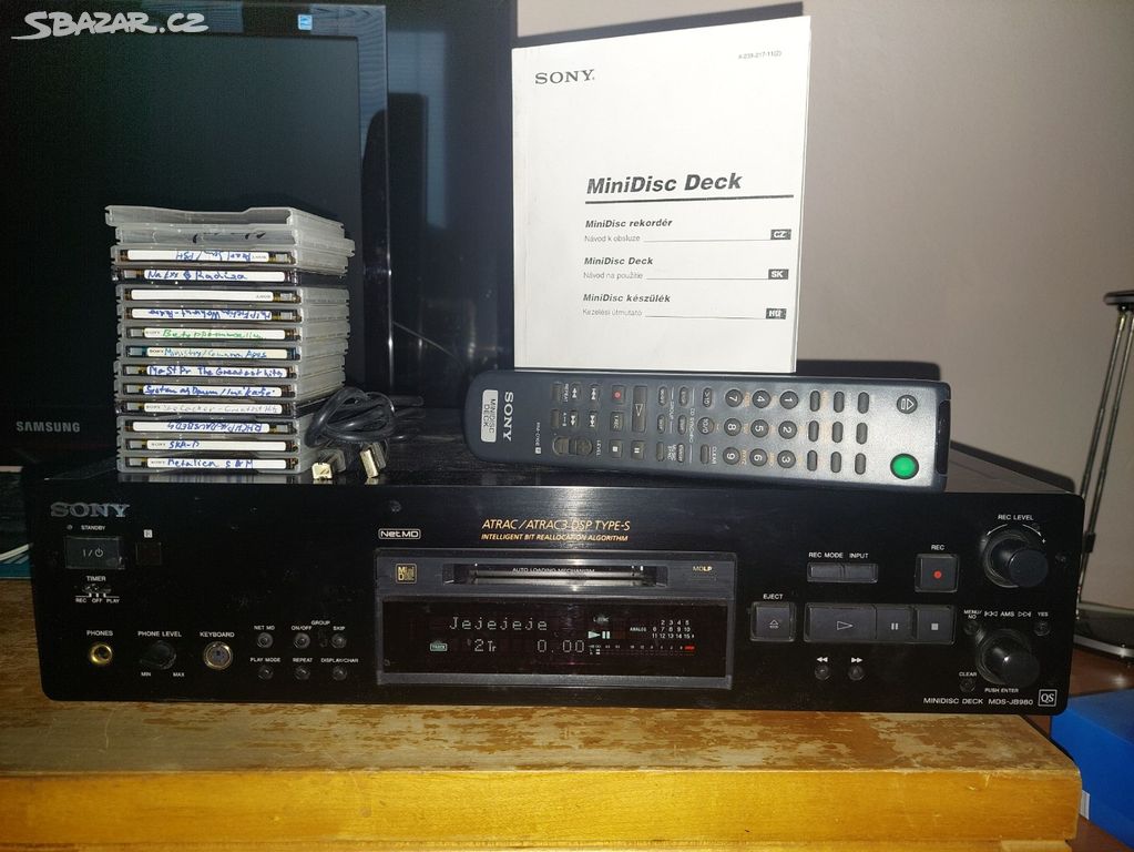 Minidisk Sony MDS-JB980