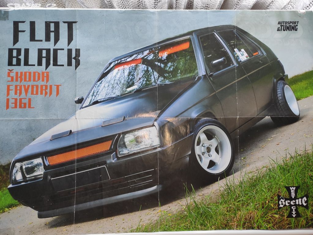 Plakát Škoda Favorit / Peugeot 206