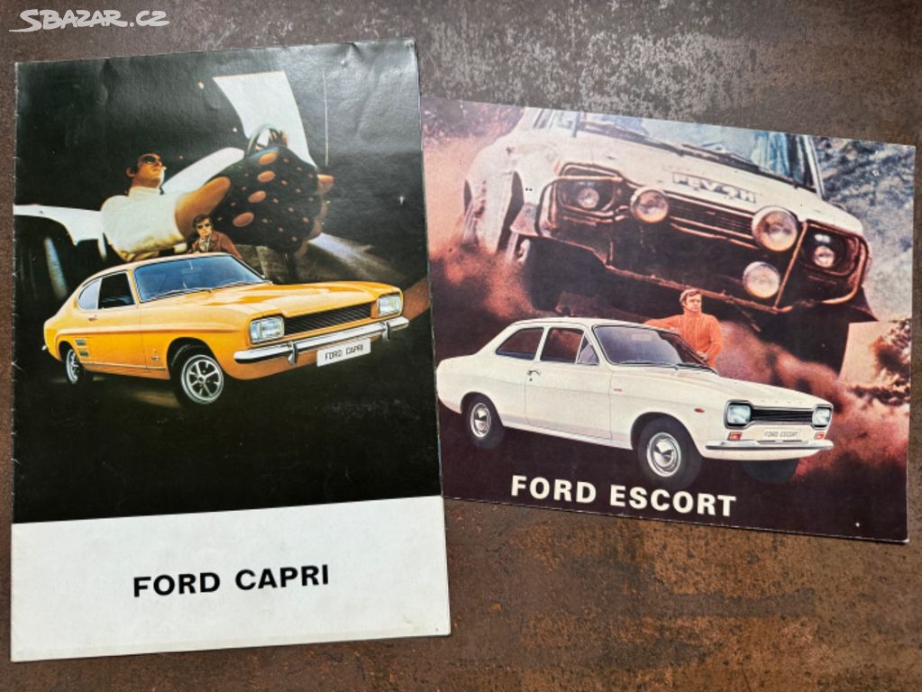 Ford Capri, Ford Escort prospekty