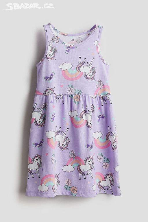 H&M nové šaty jednorožec unicorn 110 116