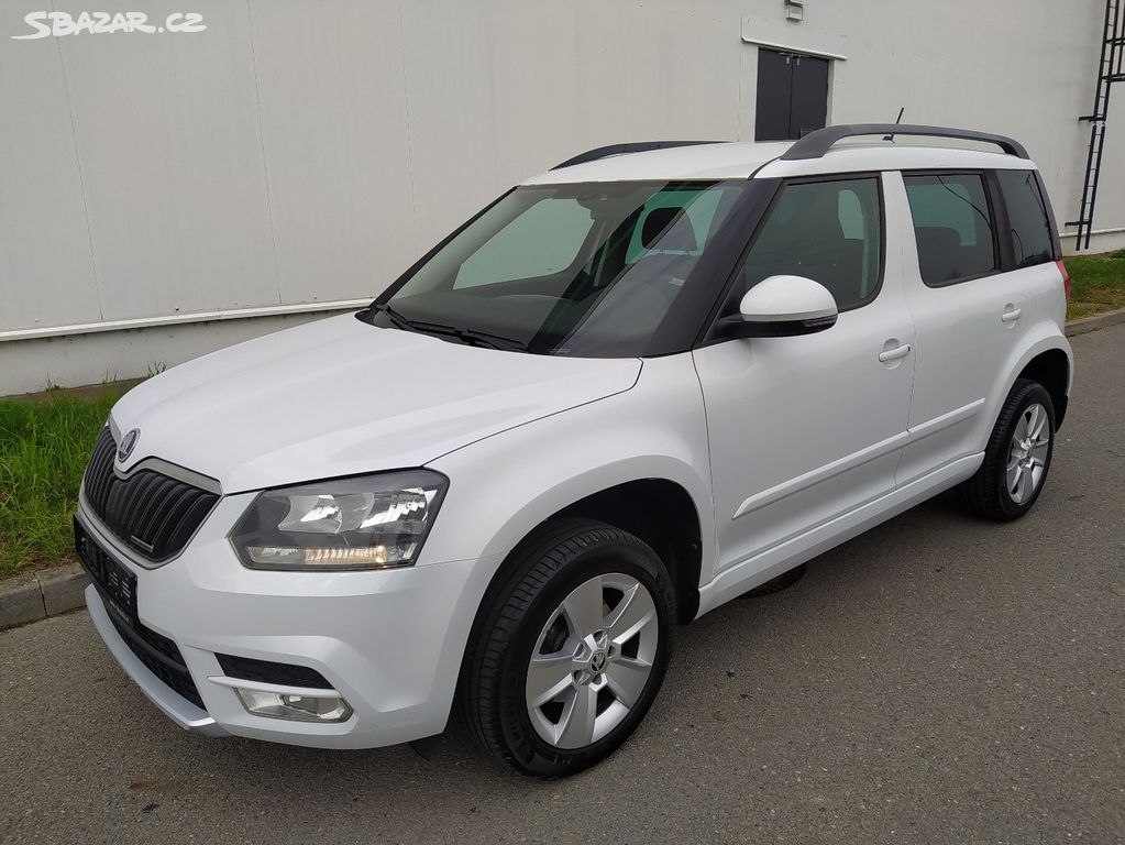 Škoda Yeti 1.6 TDi CR, tempomat,navigace, BT.