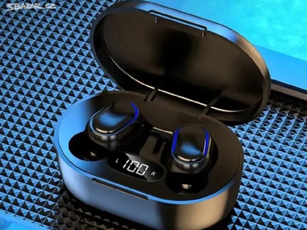 Nová černá Bluetooth bezdrátové sluchátka
