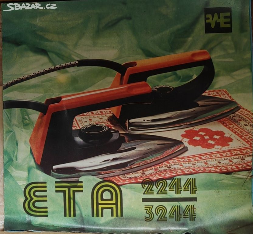 Stará žehlička ETA 0271 včetně originální krabice