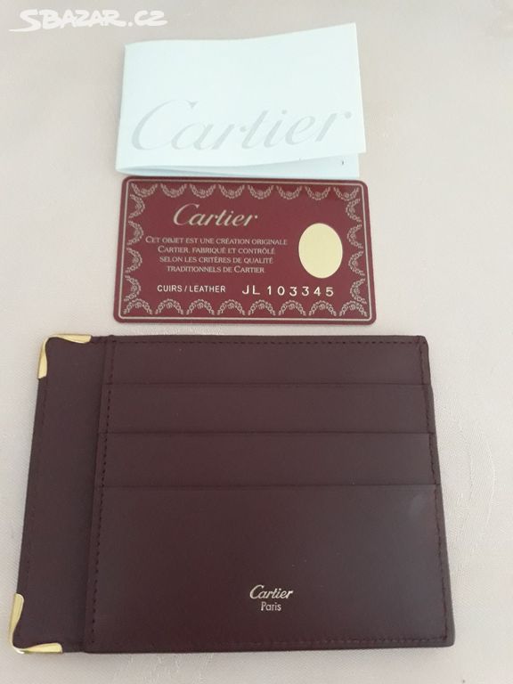 Cartier pouzdro na karty, peněženka