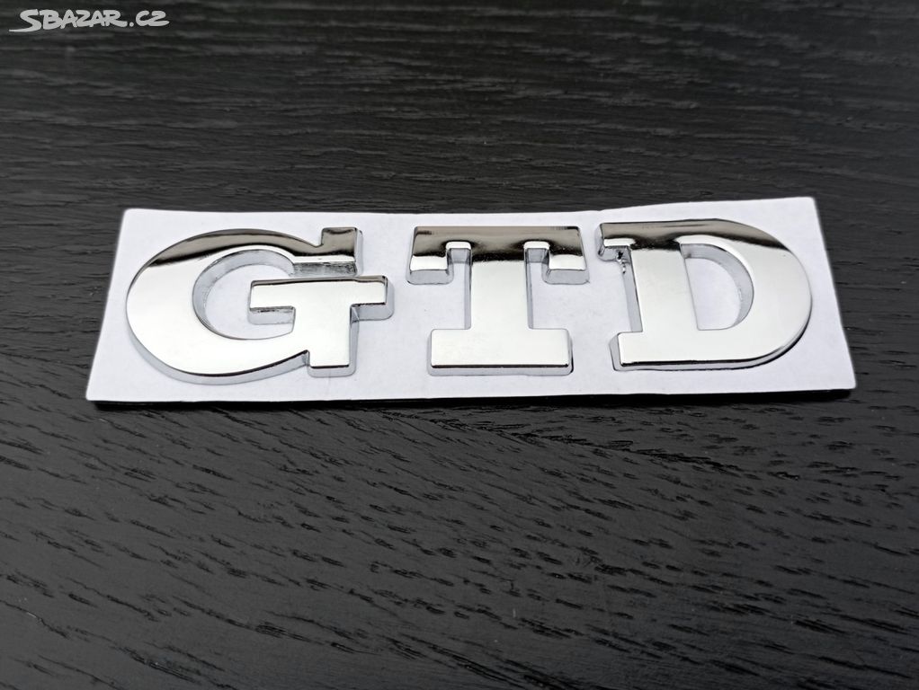 GTD zadní nápis na VW Golf