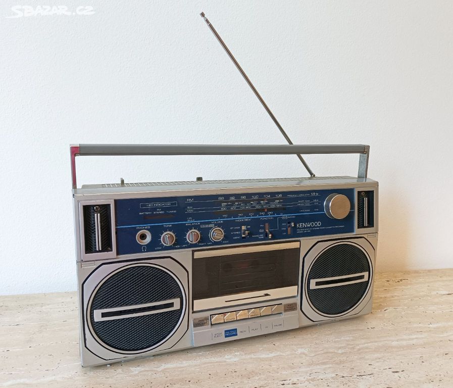 BOOMBOX Kenwood CR-100, made in Japan, rok 1985/86