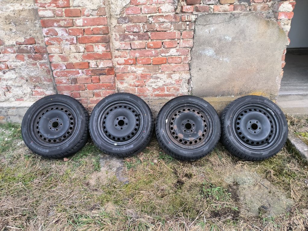 Disky 5X108 6,5JX16H2 ET50+zimní pneu 205 55 16