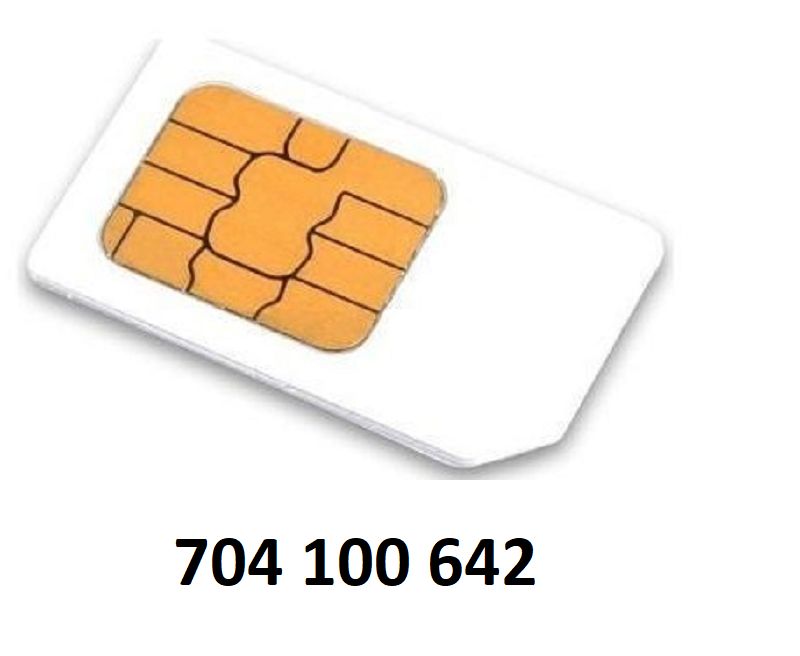 Nová sim karta - zlaté číslo: 704 100 642