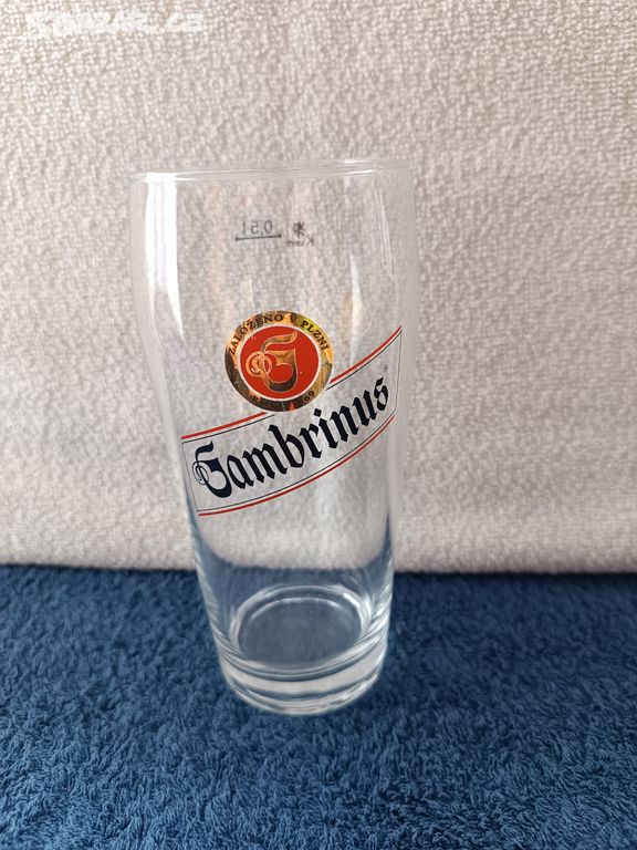 Sběratelská pivní sklenice Gambrinus (0,5L) Willi
