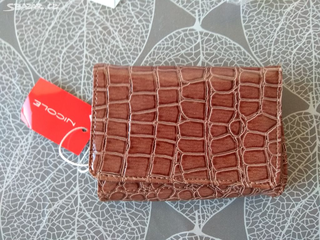 Nová dámská peněženka - imitace krokodýlí kůže