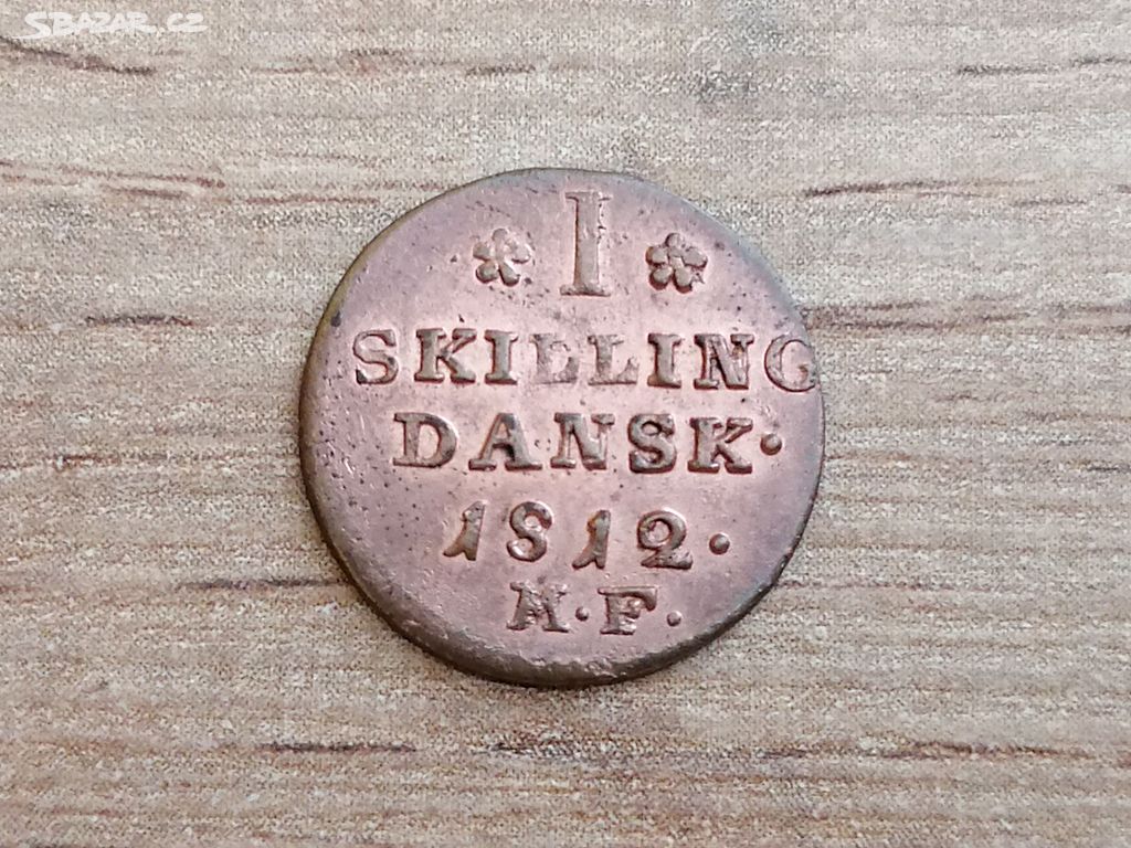 mince 1 Skilling Dansk 1812 Dánské království