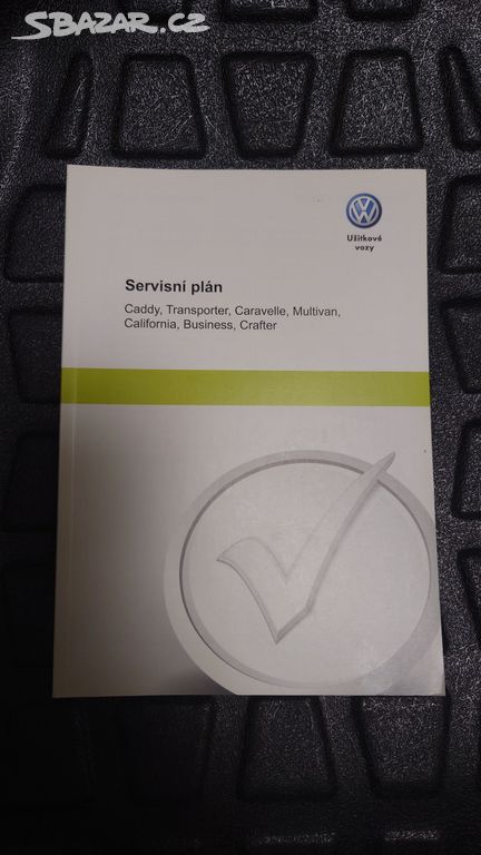VW servisní kniha T5, Caddy, Crafter